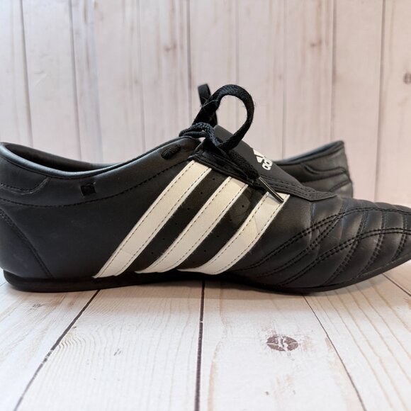 Adidas Taekwondo Martial Arts Shoes ATSS02 Black/White Size 9.5 - Picture 5 of 9